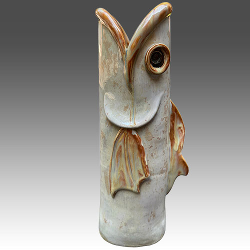 Martha Grattan Fish Vase 15" DP3393 SOLD